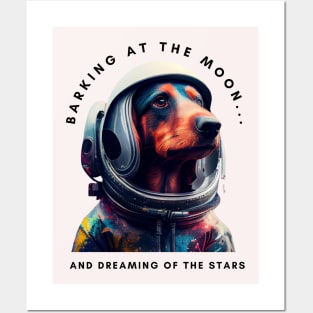 Barking at the moon... Posters and Art